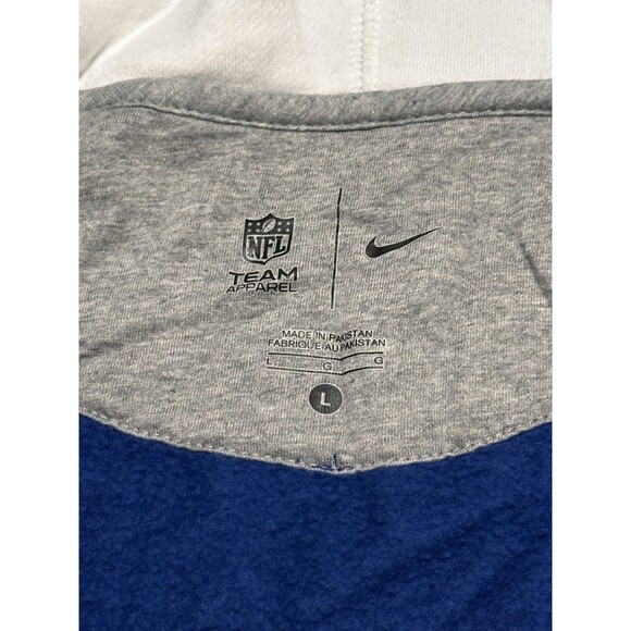 Indianapolis Colts Womens Full Zip Hooded Jacket Nike NFL Blue Long Sleeve - Picture 4 of 11